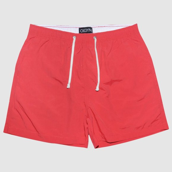 OLGYN Men’s Red Swim Shorts - Picture 3 of 5